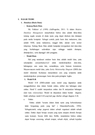 Laporan praktikum modul 4 (e-rd notasi martin) | DOCX