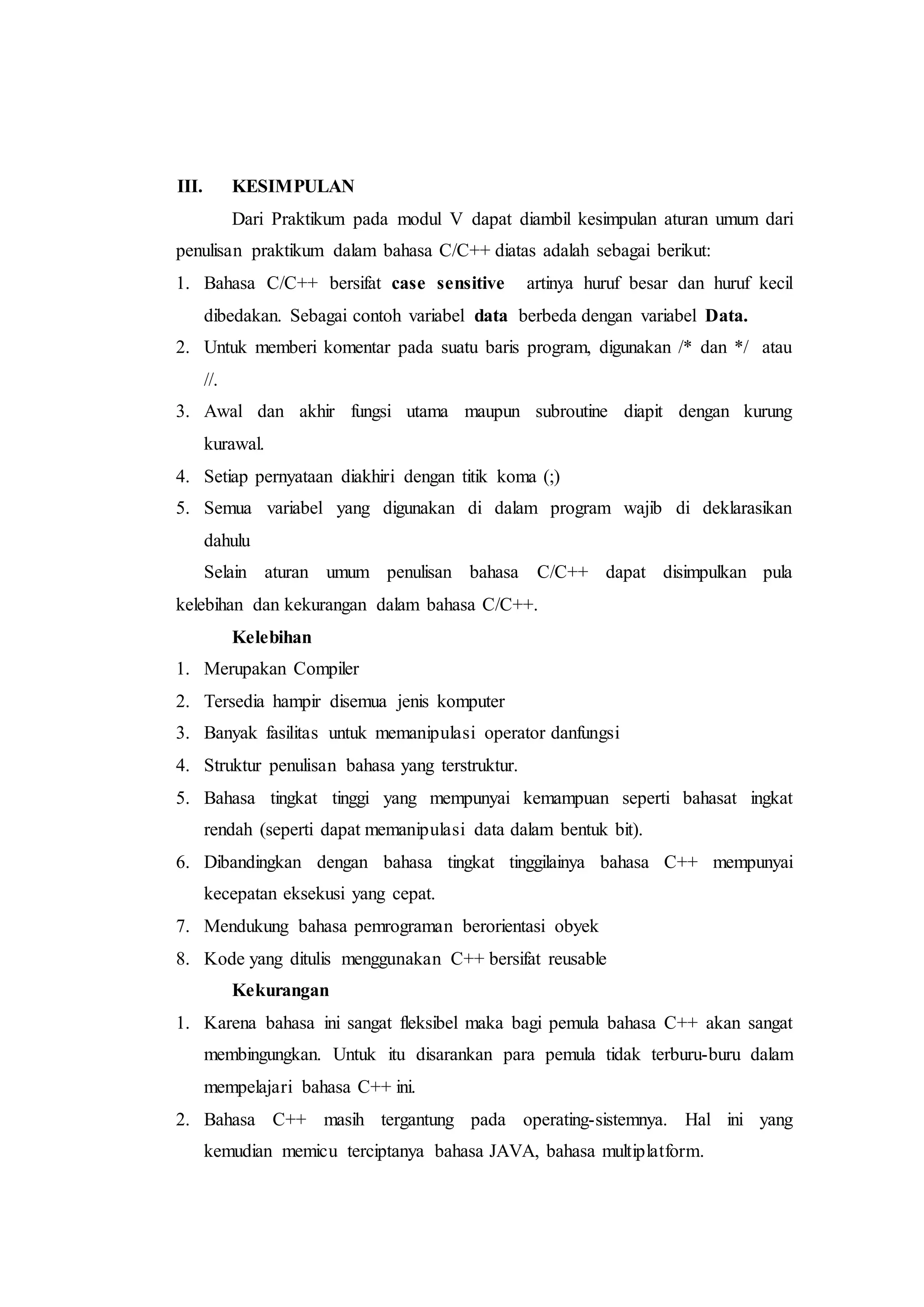 Laporan praktikum modul 5 | DOCX