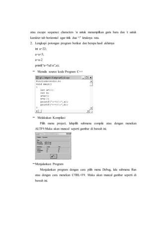 Laporan praktikum modul 5 | DOCX
