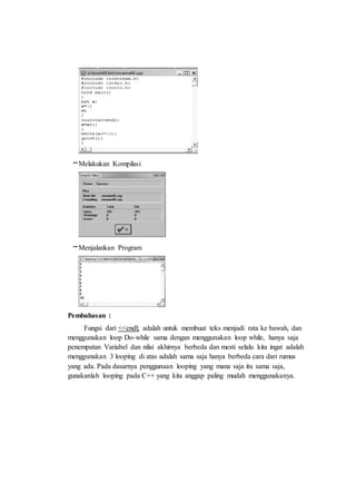 Laporan praktikum modul iv | DOCX
