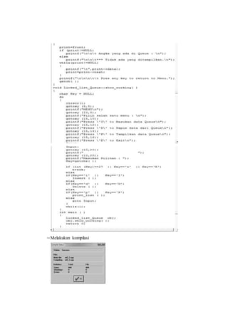 Melakukan kompilasi
 