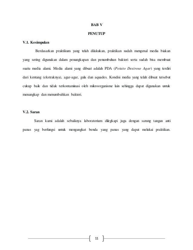 Laporan Praktikum Pembuatan Medium Pda