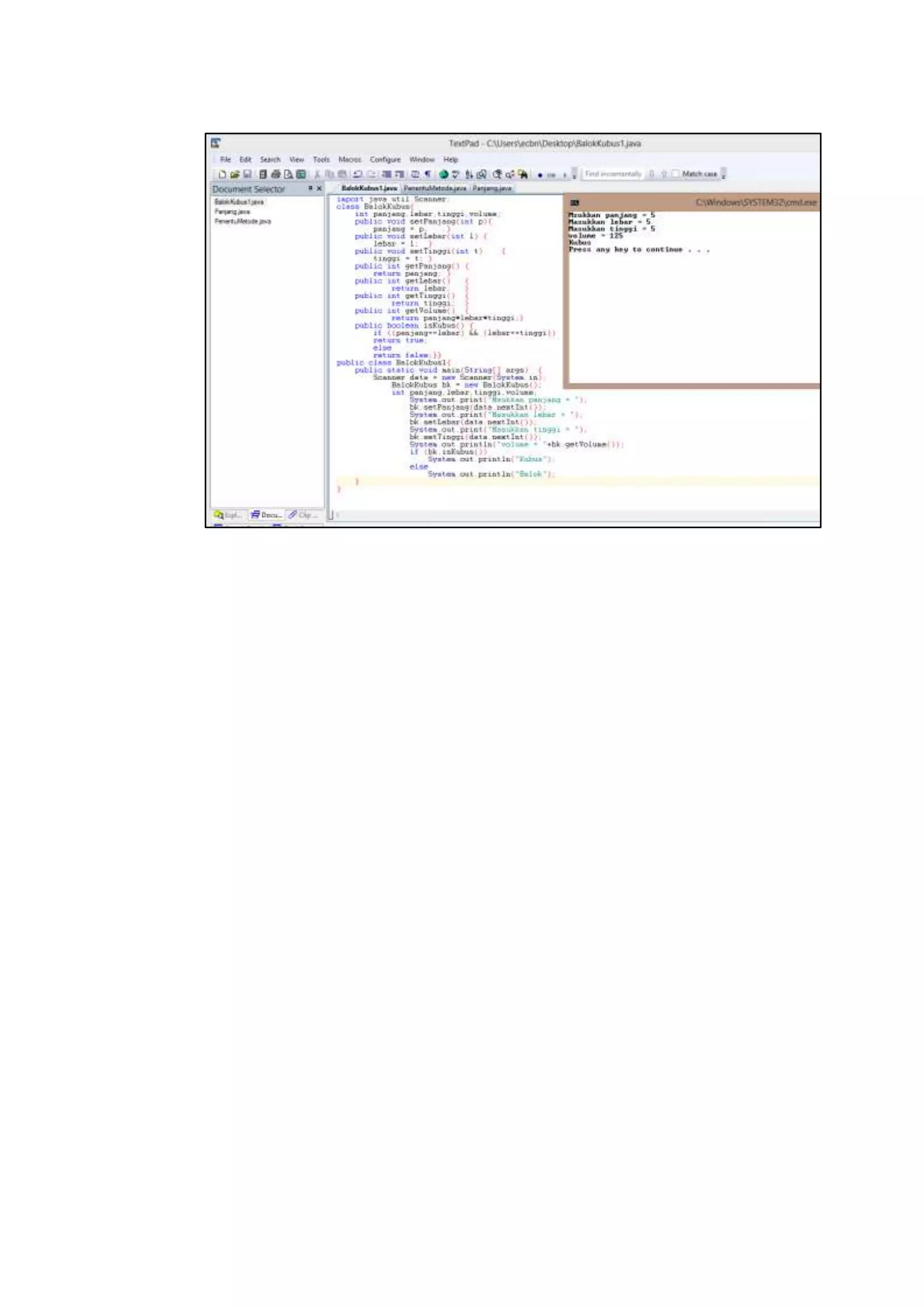 Laporan praktikum Algoritma dan Pemrograman pertemuan 15