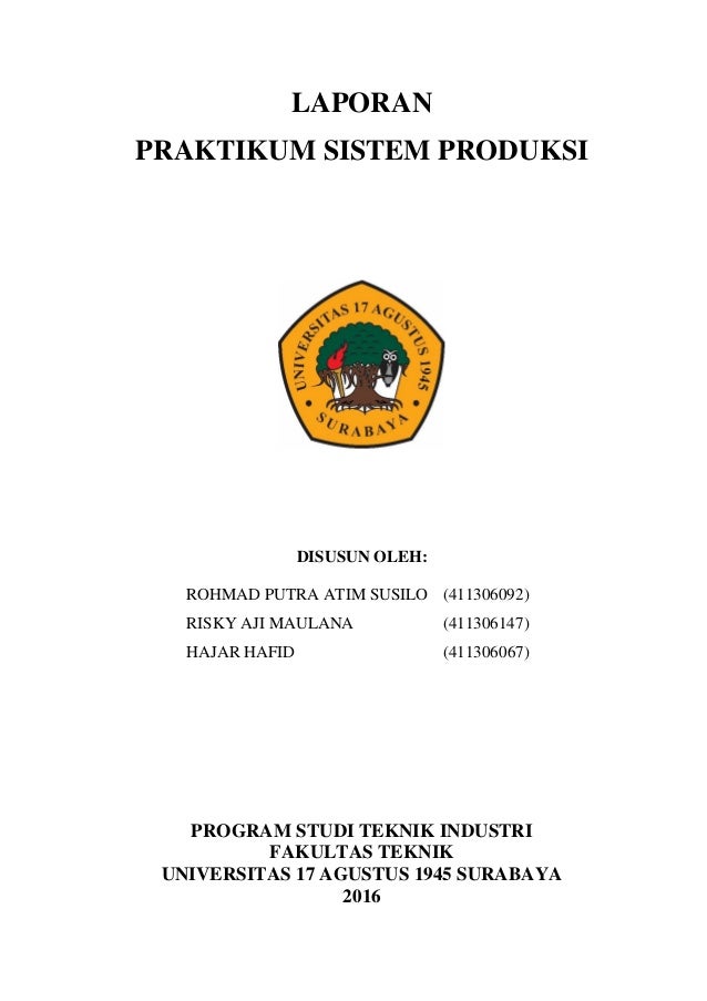 Laporan Praktikum Sistem Produksi