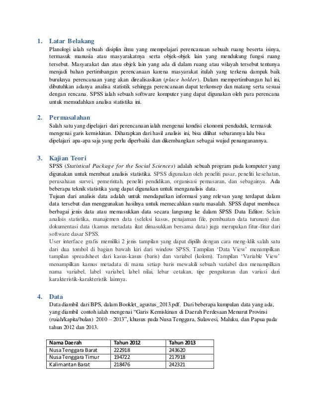 Laporan Praktikum Ti Semester 1 Spss Analisa Frekuensi