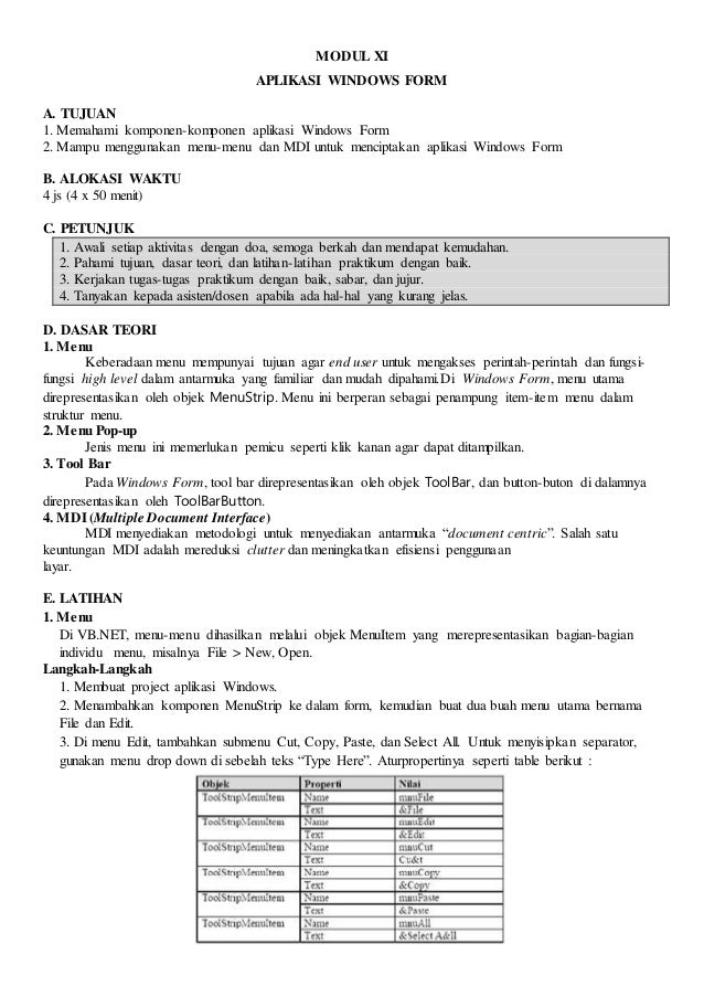 Laporan Praktikum V Visual Basic