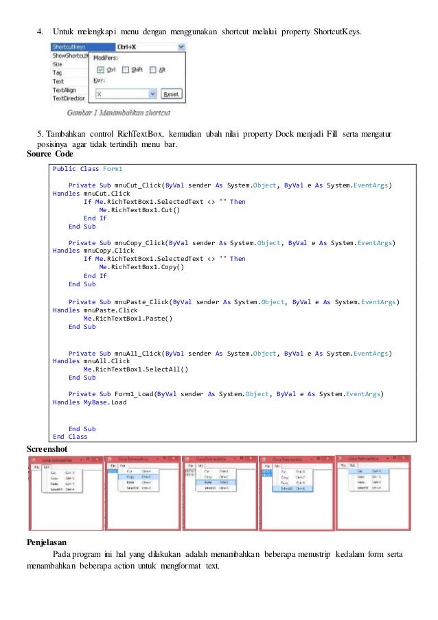 Laporan Praktikum V Visual Basic