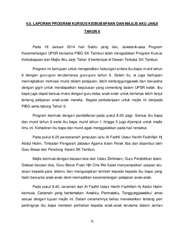 Contoh Surat Aku Janji Pelajar Upsr - Contoh Surat