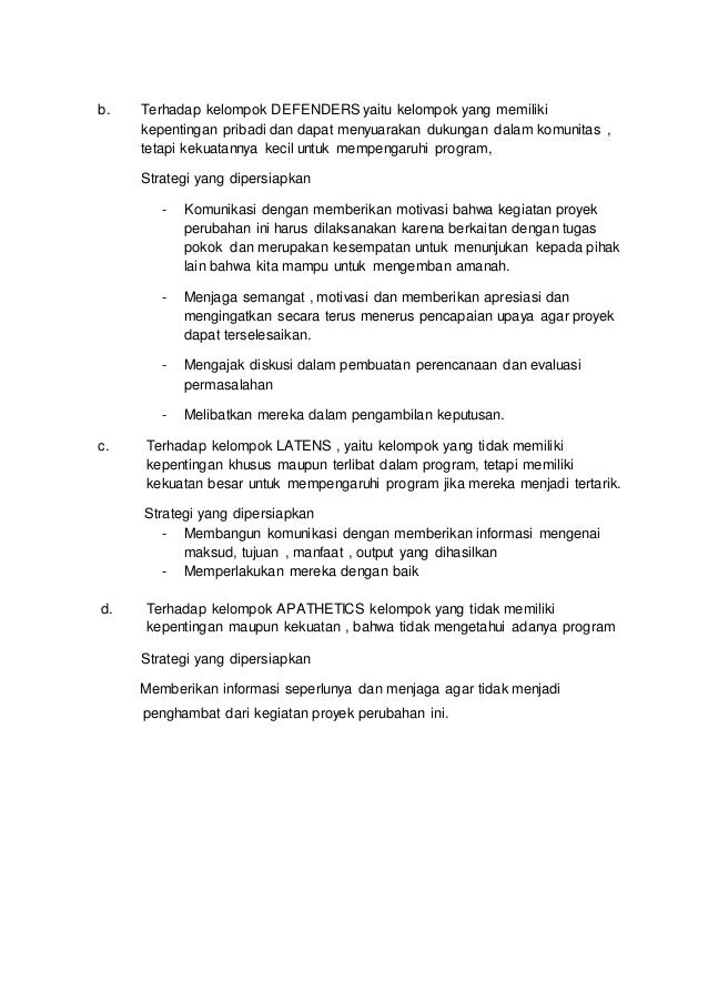 Laporan proyek perubahan Diklat PIM IV