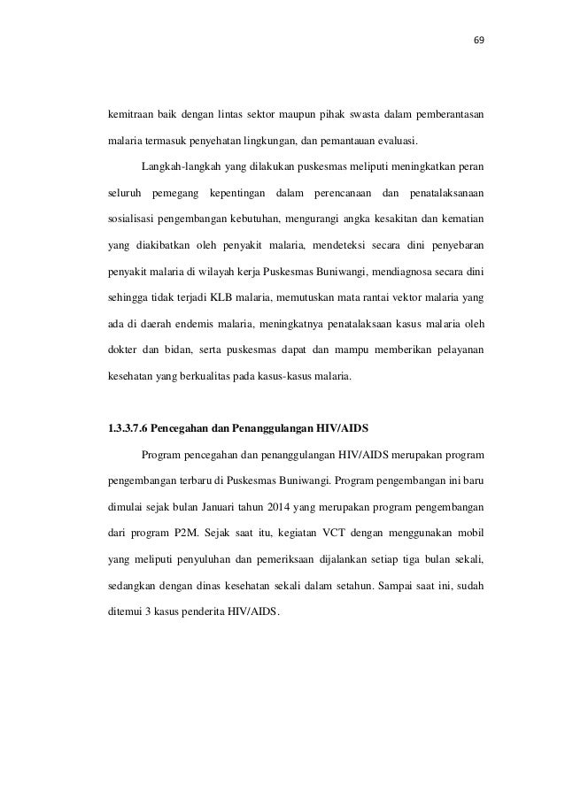 Laporan Puskesmas Buniwangi