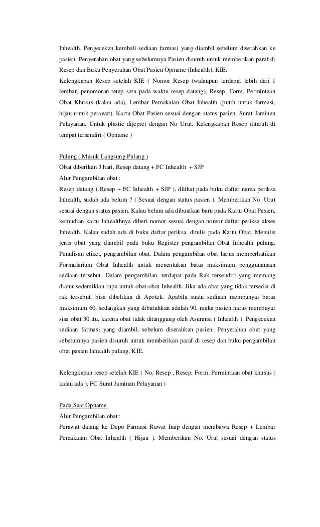 pelayanan jaminan inhealth surat Sakit Rumah Prakerin Laporan pelayanan jaminan inhealth surat Sakit Rumah Prakerin Laporan