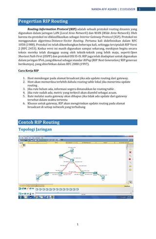 Laporan rip routing 2110165028 | PDF