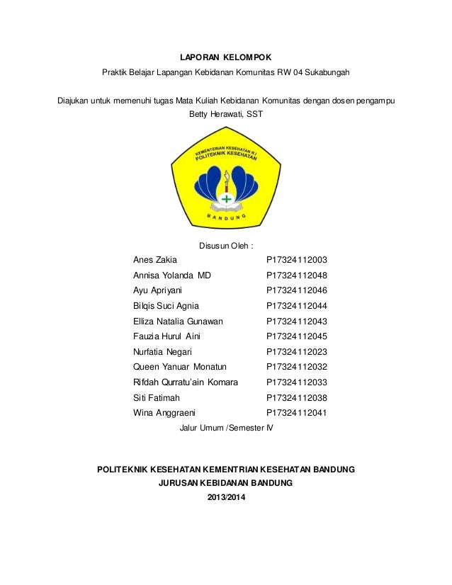 Laporan Rw 04 Sukabungah