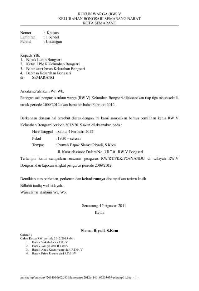 Contoh undangan arisan keluarga lewat wa 2021