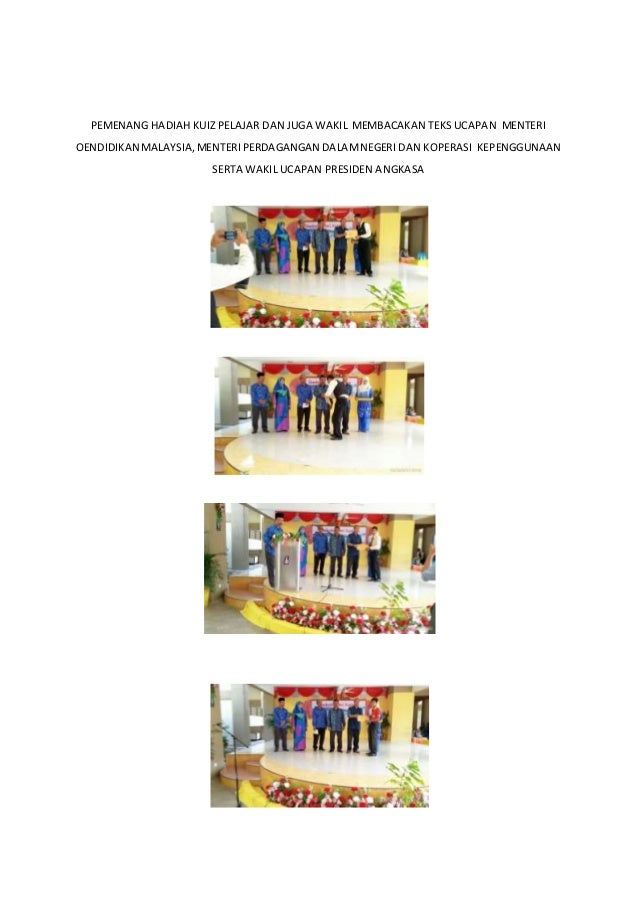 Laporan sambutan hari koperasi smk kubang golok bachok 