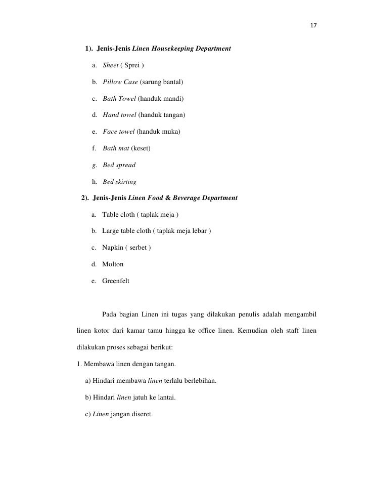 contoh laporan pkl perhotelan front office contoh laporan pkl perhotelan front office