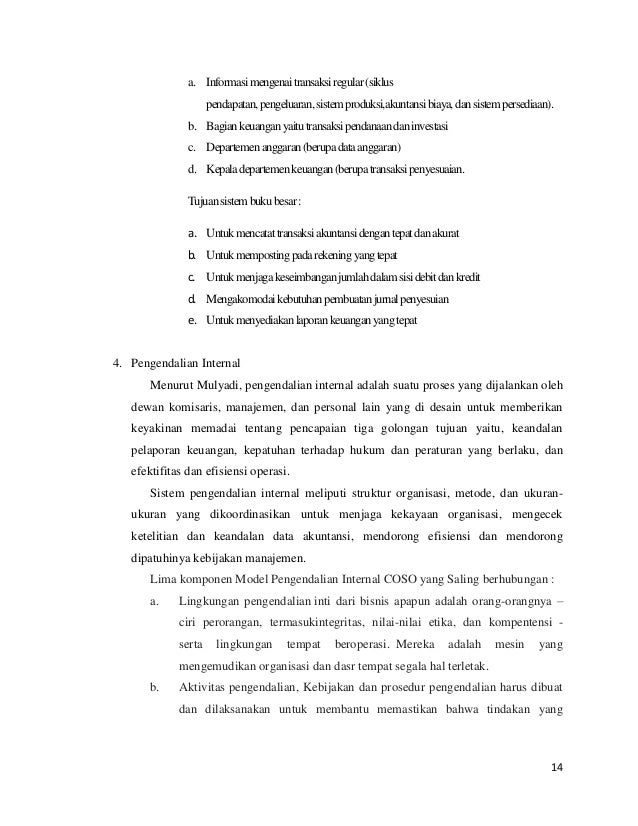 Laporan sistem informasi akuntansi pada d besto chicken