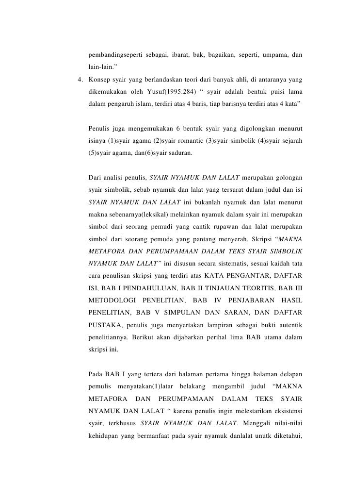 Free Gambar Laporan Skripsi Syair Nyamuk Dan Lalat2 Terkeren by Cikimm.com