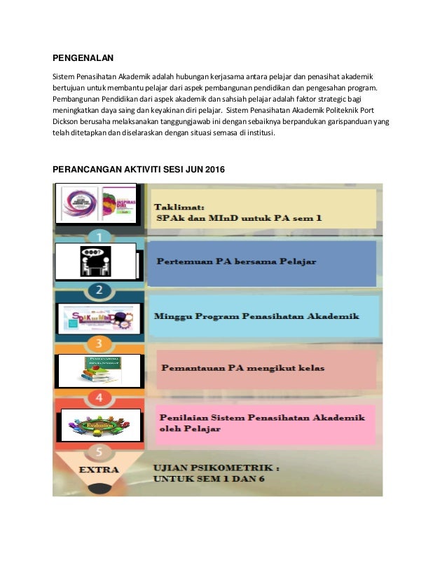 Laporan Sistem Penasihatan Akademik Spak Polipd Jun 16