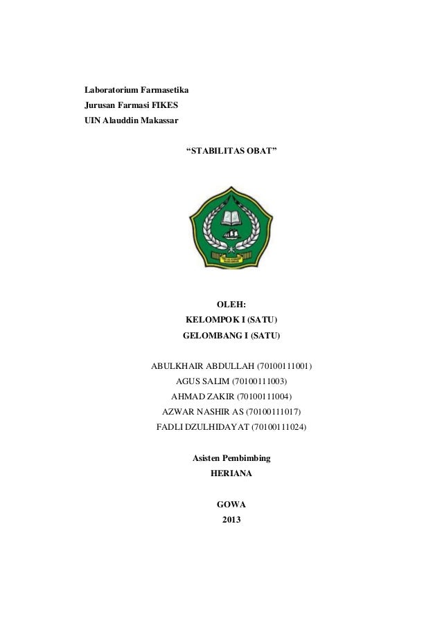 STABILITAS OBAT ADALAH EPUB STABILITAS OBAT ADALAH EPUB