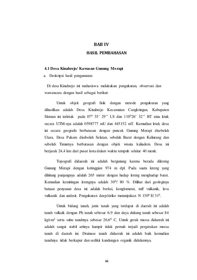 Laporan studi fenomena geografi 1