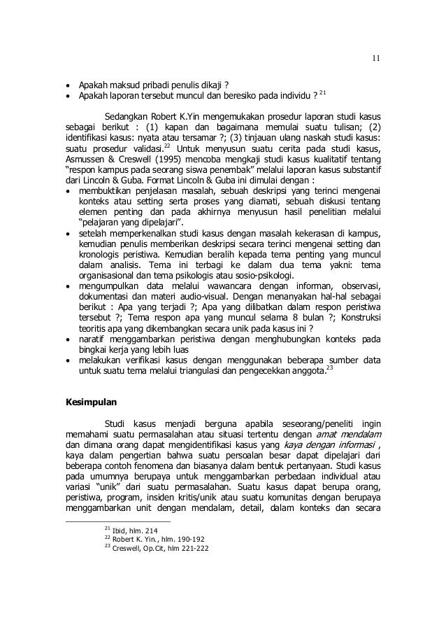 Laporan Studi Kasus