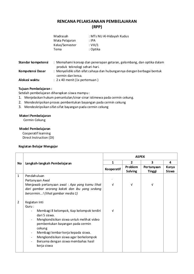 Laporan Supervisi Akademik