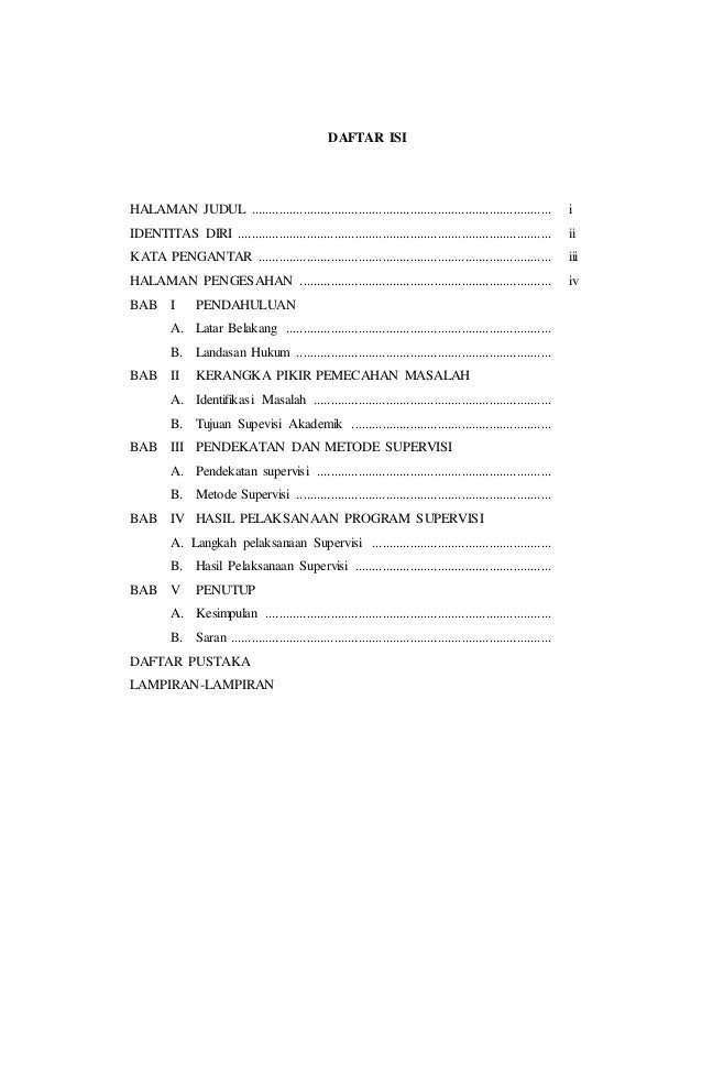 Contoh Laporan Hasil Supervisi Akademik Seputar Laporan Contoh Laporan Hasil Supervisi Akademik Seputar Laporan