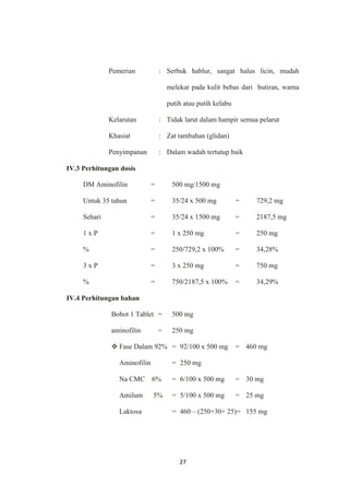 Beberapa obat tidak dapat dikempa menjadi padat dan kompak, tergantung pada keadaan amorfnya, flokulasi, atau rendahnya berat jenis