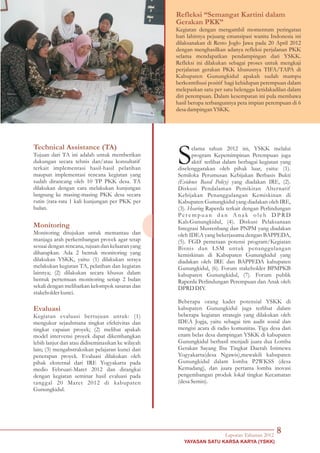 8Laporan Tahunan 2012
YAYASAN SATU KARSA KARYA (YSKK)
 