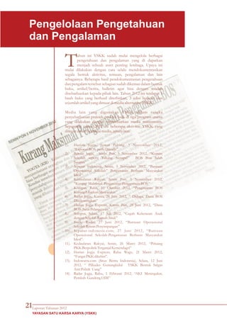Laporan Tahunan 2012 YSKK 