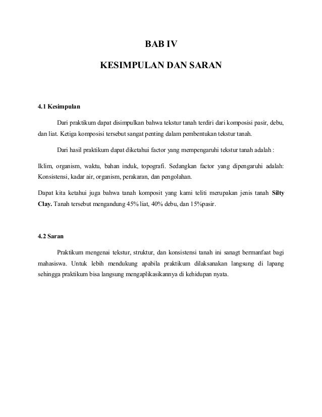 Laporan Tanah 1