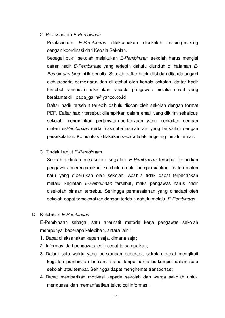 Contoh Best Practice Pengawas Sekolah Dengan