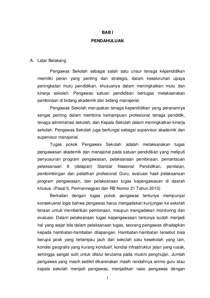 Contoh best practice pengawas sekolah