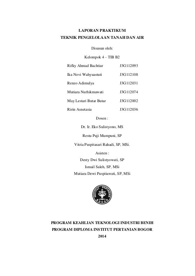 Format Makalah Ipb | laporan tpta tib program diploma ipb Format Makalah Ipb | laporan tpta tib program diploma ipb