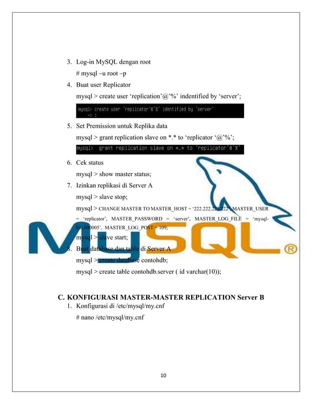 TA MySQL Master- Slave Replication | PDF