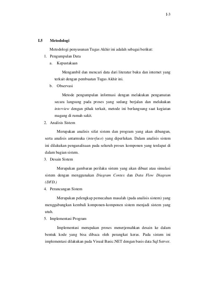 Laporan Tugas Akhir Farmasi Inventory Sub Bagian Administrasi Sistem