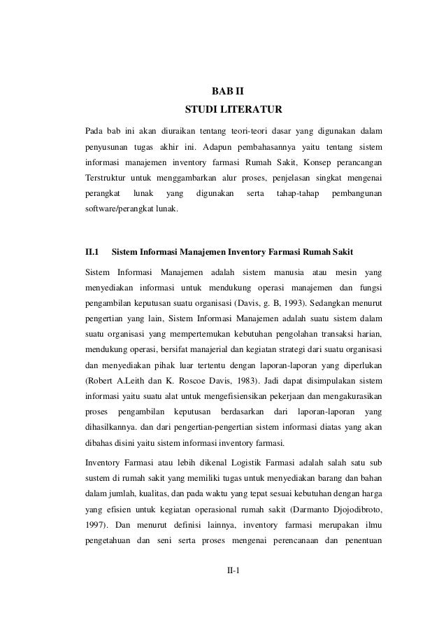 Laporan Tugas Akhir Farmasi Inventory Sub Bagian Administrasi Sistem