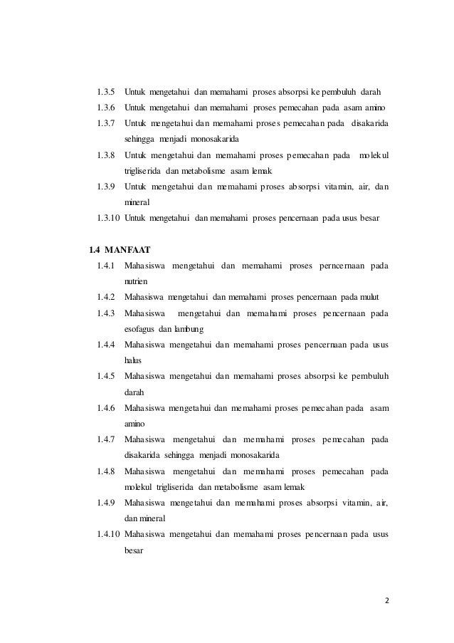 Laporan Tutorial Fisiologi Sistem Pencernaan