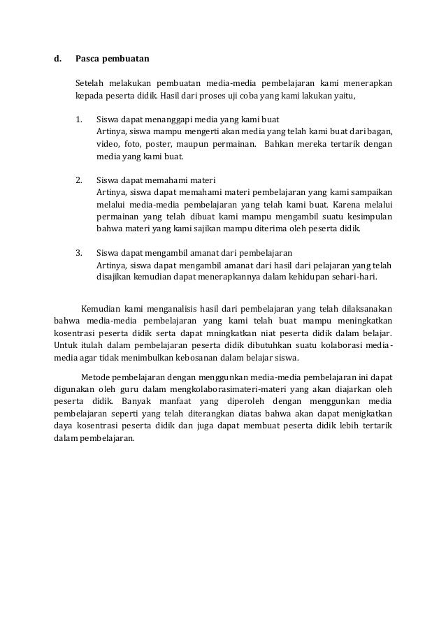 Laporan Tugas Uas Media Pembelajaran