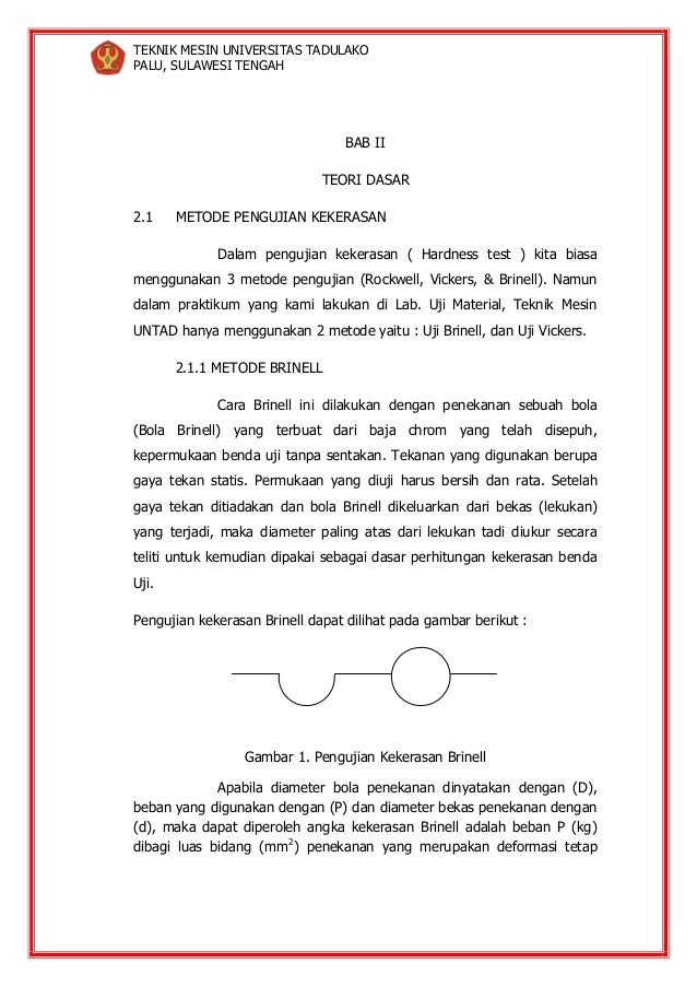 Laporan Uji Kekerasan