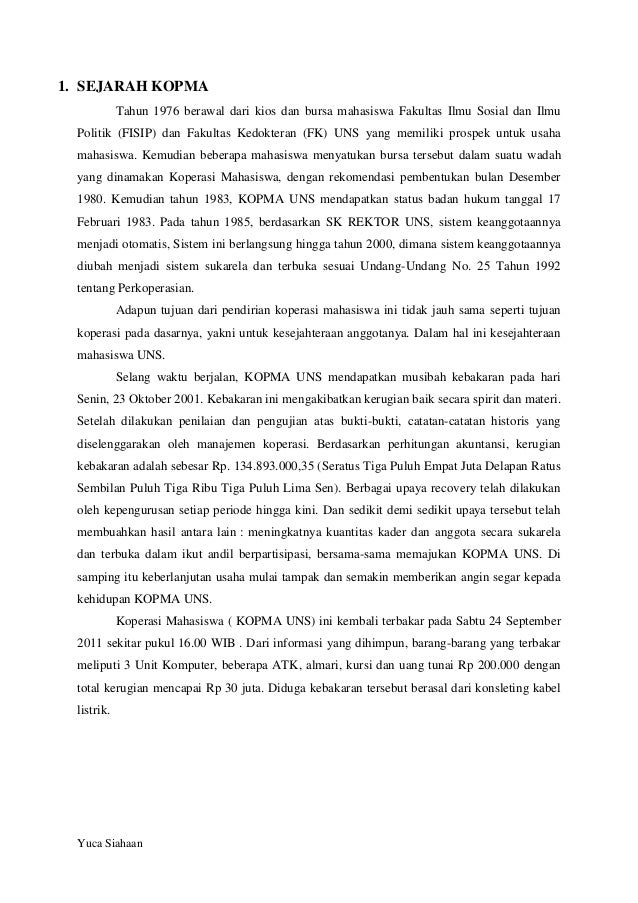 Wawancara Koperasi Mahasiswa Uns