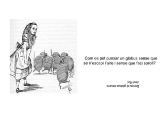 Com es pot punxar un globus sense que
se n’escapi l’aire i sense que faci soroll?
Doncselglobusestava
desinflat
 