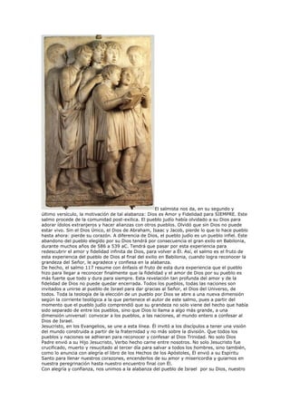 Dios para siempre.
* Ilustración: Luca della Robbia (1400-1482): Cantoria - Museo dell'Opera del Duomo,
Firenze
Líbranos d...