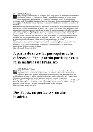 [Translate to Spanish:] Padre Federico Lombardi

El director de la Sala de Prensa del Vaticano, Federico
Lombardi, traza u...
