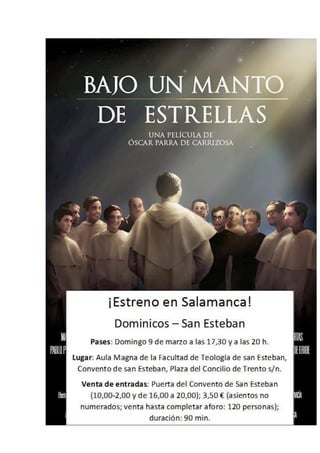 Sinopsis
El convento dominico de Almagro se vacía en los primeros días del mes de Julio. Novicios y estudiantes
son enviad...