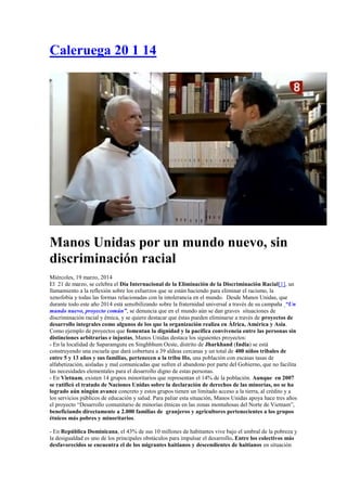 2014-03-19 Radio Vaticana
(RV).- (Con audio y video) «San José Educador» de Jesús
fue el tema de la catequesis del Papa Fr...
