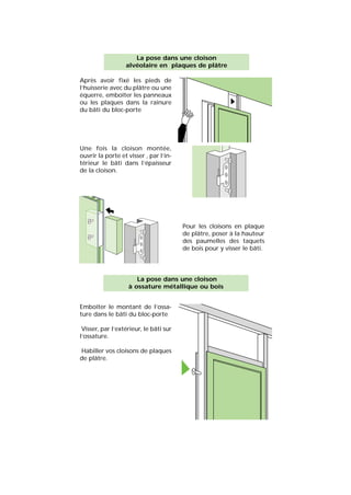Réussir la pose d'un bloc porte d'intérieur