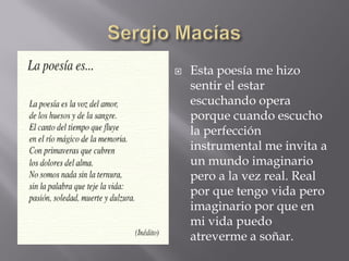 La Poseia Y La Opera