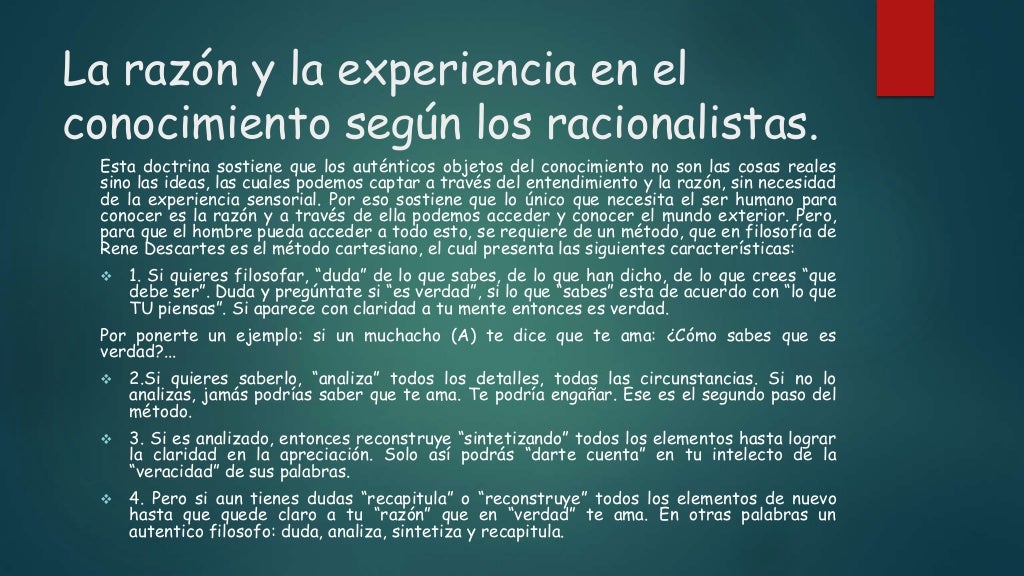 La posibilidad del conocimiento